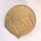 Vintage Medium Circular Brass Bird & Floral Sundial