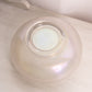 Vintage Medium Clear Iridescent Stretch Glass Footed Bowl