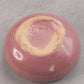 Vintage Medium Dusty Pink Brush Pottery Scalloped Cupped Bowl