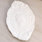 Vintage Medium Fostoria White Milk Glass Jenny Lind Cameo Tray