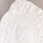Vintage Medium Fostoria White Milk Glass Jenny Lind Cameo Tray