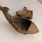 Vintage Medium Heavy Brass Hinged Lidded Fish Dish