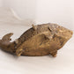 Vintage Medium Heavy Brass Hinged Lidded Fish Dish