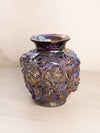 Vintage Medium Imperial Carnival Glass Flower Textured Vase