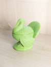 Vintage Medium LE Smith Jadeite Green Turkey Lidded Dish