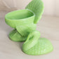 Vintage Medium LE Smith Jadeite Green Turkey Lidded Dish