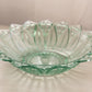 Vintage Medium Light Green Petal Bowl