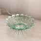 Vintage Medium Light Green Petal Bowl