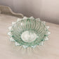 Vintage Medium Light Green Petal Bowl