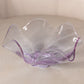 Vintage Medium Neodymium Purple Ruffled Bowl