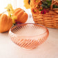 Vintage Medium Pink Depression Glass Optic Bowl