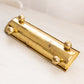 Vintage Medium Rectangular Brass Leopard Dish