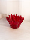 Vintage Medium Red Glass Fostoria Heirloom Bowl