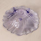 Vintage Medium Shallow Purple Glass Bowl with 3 Toes