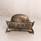 Vintage Medium Silver Tone Ornate Letter Napkin Holder