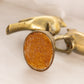 Vintage Medium Two Brass Birds on Branch Figurine