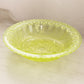 Vintage Metropolitan Museum of Art Large Vaseline Uranium Glass Bowl