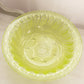 Vintage Metropolitan Museum of Art Large Vaseline Uranium Glass Bowl