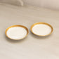 Vintage Mini Limoge France White Ceramic Dishes (Set of 2)