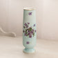 Vintage Narrow Light Blue Ceramic Vase