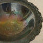 Vintage Oneida Silver Tone Compote with Floral Rim (Unpolished)