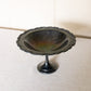 Vintage Oneida Silver Tone Compote with Floral Rim (Unpolished)