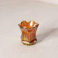 Vintage Orange Carnival Glass Toothpick Holder