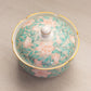 Vintage Otagirir Small White Pink Floral Ceramic Lidded Jar