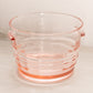 Vintage Paden City Medium Pink Glass Party Line Ice Bucket
