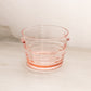 Vintage Paden City Medium Pink Glass Party Line Ice Bucket