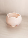 Vintage Pink Duncan & Miller Canterbury Opalescent Glass Cupped Bowl