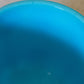 Vintage Portieux Vallerysthal Lidded Blue Milk Glass Grape Dish