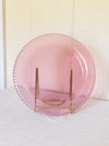 Vintage Purple Candlewick Beaded 12" Service Plate