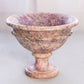 Vintage Purple Medium Alabaster Stone Compote