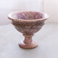 Vintage Purple Medium Alabaster Stone Compote