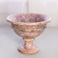 Vintage Purple Medium Alabaster Stone Compote