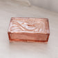Vintage Rectangular Pink Lidded Bird Dish