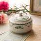 Vintage Shenango China Greens Transferware Lidded Sugar Bowl