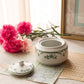 Vintage Shenango China Greens Transferware Lidded Sugar Bowl