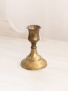 Vintage Short Brass Candlestick