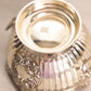 Vintage Silver Tone Bowl with Grapes & Lion Handles