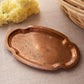 Vintage Small ASR Copper Metal Oval Tray