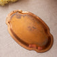 Vintage Small ASR Copper Metal Oval Tray