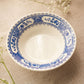 Vintage Small Blue and White Floral Transferware Bowl