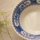 Vintage Small Blue and White Floral Transferware Bowl