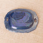 Vintage Small Blue Iridescent Glass Chick Dish