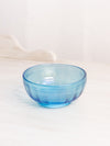Vintage Small Blue Iridescent Stretch Glass Bowl