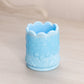 Vintage Small Blue Milk Glass Toothpick Holder Cherry Designs