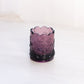 Vintage Small Purple Glass Toothpick Holder Cherry Designs