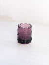 Vintage Small Purple Glass Toothpick Holder Cherry Designs